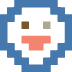 colorful pixel art face