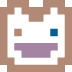 colorful pixel art face