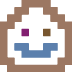 colorful pixel art face